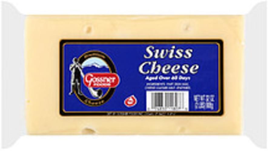Gossner Foods Premium Swiss Cheese 32 oz, Nutrition Information Innit