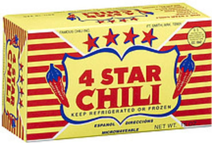 Famous Chili Inc 4 Star Chili 15 Oz Nutrition Information Innit