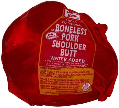 Daisy Rose Boneless, Shoulder Butt, Smoked Traditional Pork - 1 ea