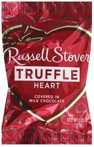 russell stover red foil heart with bear