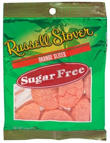 Russell Stover Sugar Free Orange Slices - 3.5 oz, Nutrition Information