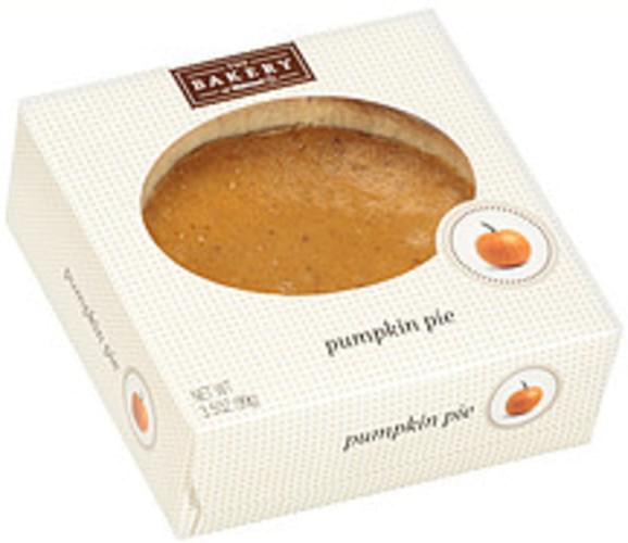 The Bakery At Walmart Pumpkin Pie 3.5 oz, Nutrition Information Innit