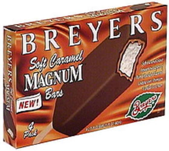 Breyers Soft Caramel Magnum Bars Magnum Bars 4 ea, Nutrition