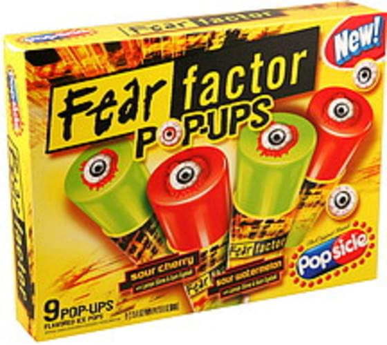 Popsicle Fear Factor, Assorted PopUps 9 ea, Nutrition Information