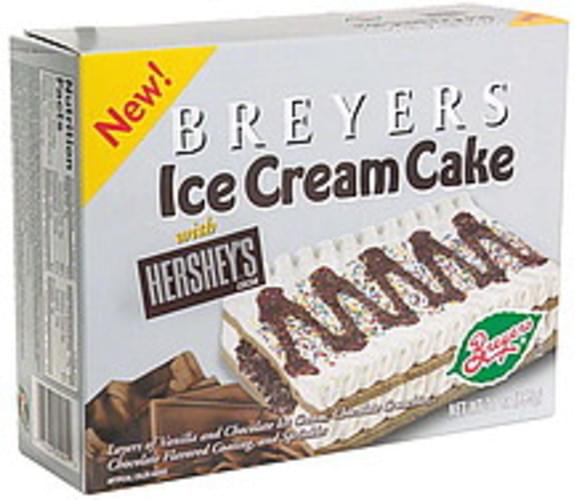 Breyers Ice Cream Cake with Hershey's Cocoa 31 oz, Nutrition