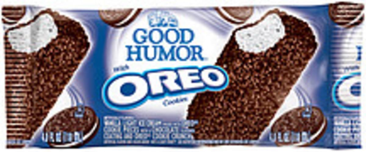 Good humor oreo ice cream bar single serve novelty 4 oz nutrition