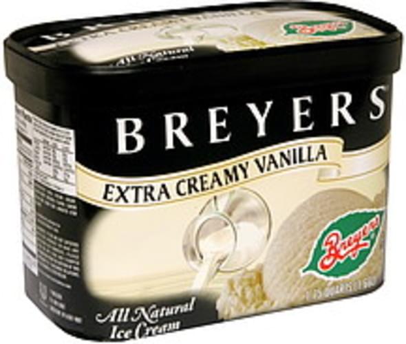 Breyers Extra Creamy Vanilla All Natural Ice Cream 32.75 oz