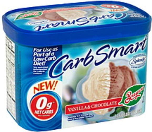 Breyers Vanilla & Chocolate Ice Cream and Sorbet 32.75 oz, Nutrition