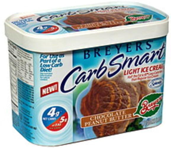 Breyers Chocolate Peanut Butter Ice Cream 32.75 oz, Nutrition