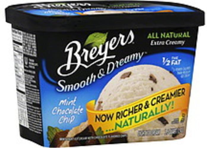 Breyers Light, Mint Chocolate Chip Ice Cream 1.5 QT, Nutrition