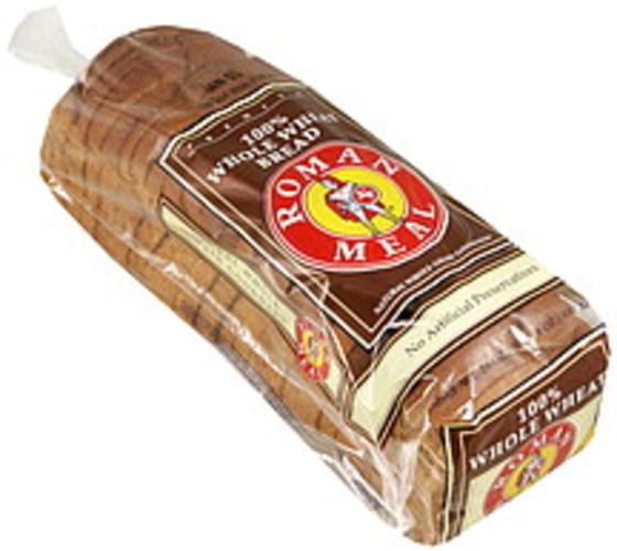 Roman Meal Premium 100 Whole Wheat Bread 24 oz, Nutrition Information Innit
