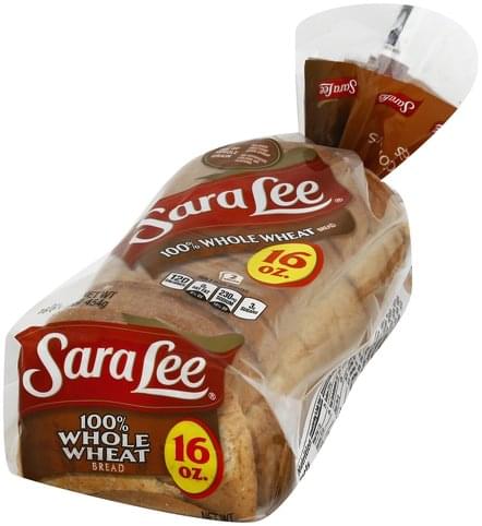 Sara Lee 100% Whole Wheat Bread - 16 oz, Nutrition Information | Innit