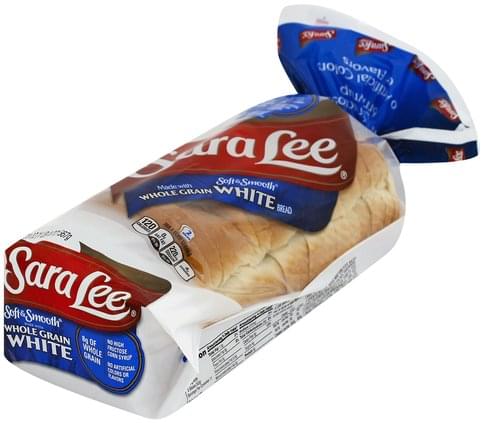 Sara Lee Whole Grain White Bread - 20 oz, Nutrition Information | Innit