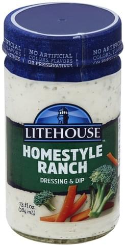 Litehouse Homestyle Ranch Dressing Dip 13 Oz Nutrition Information Innit Litehouse Homestyle Ranch Dressing Dip 13 Oz Nutrition Information Innit