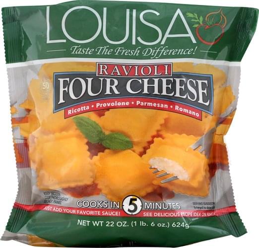 Louisa Four Cheese Ravioli 22 Oz Nutrition Information Innit Louisa Four Cheese Ravioli 22 Oz Nutrition Information Innit