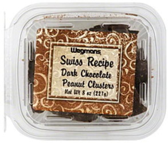Wegmans Dark Chocolate, Swiss Recipe Peanut Clusters 8 oz, Nutrition