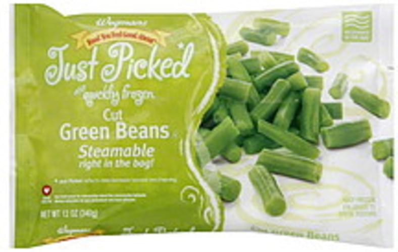 Wegmans Cut, Steamable Green Beans 12 oz, Nutrition Information Innit
