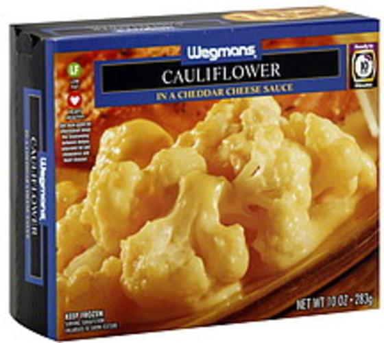 Wegmans in a Cheddar Cheese Sauce Cauliflower 10 oz, Nutrition