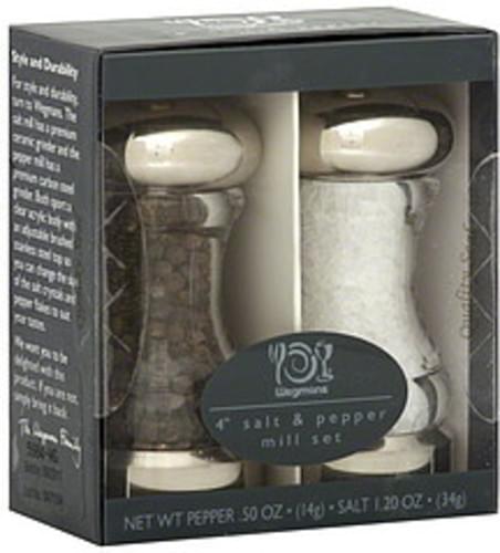 Wegmans Salt & Pepper Mill Set - 1 ea