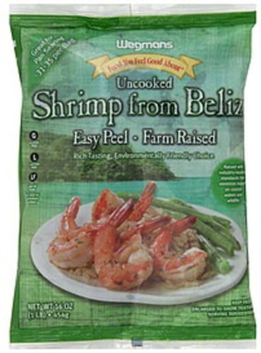 Wegmans Uncooked Shrimp from Belize - 16 oz