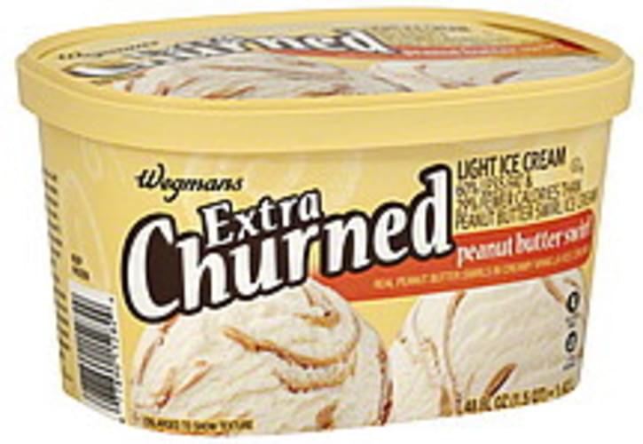 Wegmans Light, Peanut Butter Swirl Ice Cream 48 oz, Nutrition