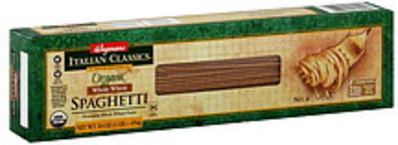Wegmans Organic, Whole Wheat, No. 4 Spaghetti - 16 oz