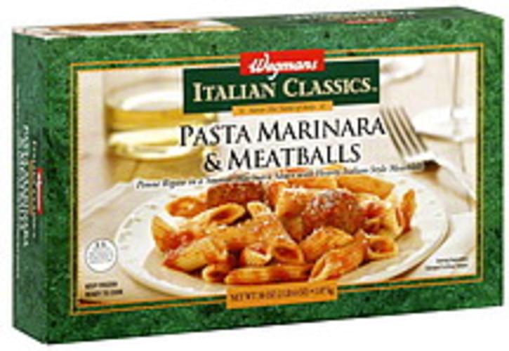 Wegmans Pasta Marinara & Meatballs 38 oz, Nutrition Information Innit