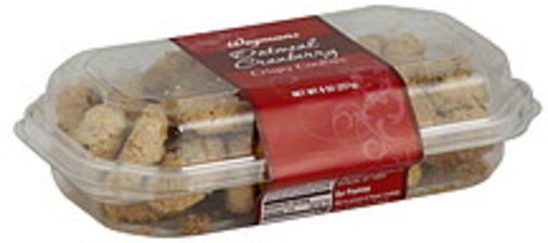 Wegmans Crispy, Oatmeal Cranberry Cookies 8 oz, Nutrition Information