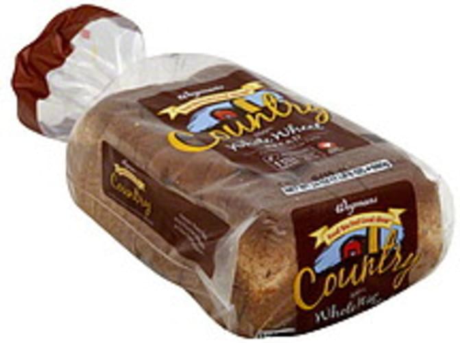 Wegmans Country, 100 Whole Wheat Bread 24 oz, Nutrition Information