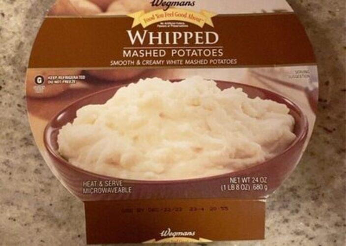 Wegmans Whipped Mashed Potatoes 24 oz, Nutrition Information Innit