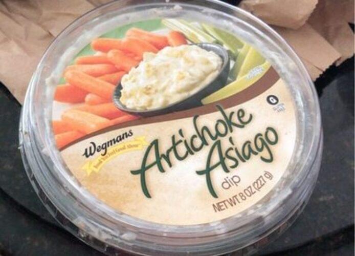 Wegmans Artichoke Asiago Dip 8 oz, Nutrition Information Innit