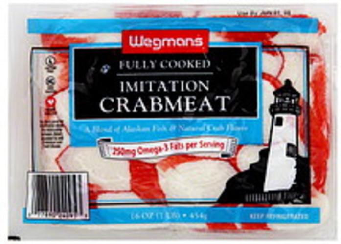 Wegmans Fully Cooked Imitation Crabmeat 16 oz, Nutrition Information