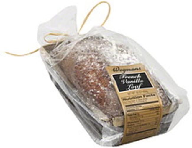 Wegmans French Vanilla Loaf Bread 16 oz, Nutrition Information Innit