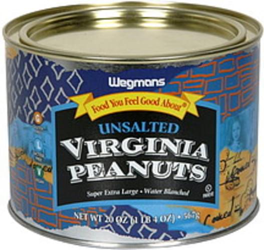 Wegmans Unsalted Virginia Peanuts 20 oz, Nutrition Information Innit