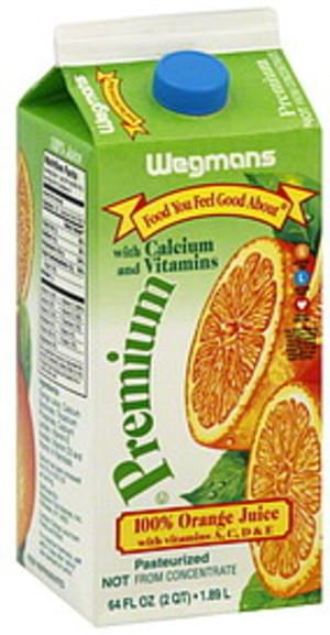 Wegmans Premium 100% Orange Juice - 64 oz