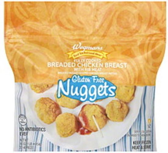 Wegmans Breaded, Gluten Free Chicken Breast Nuggets 16 oz, Nutrition