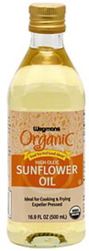 Wegmans High Oleic, Organic Sunflower Oil - 16.9 oz