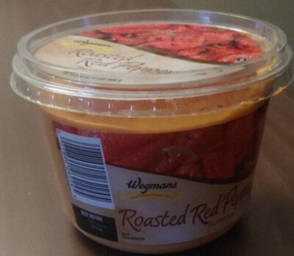 Wegmans Hummus, Roasted Red Pepper, FAMILY PACK Mediterranean Food 32