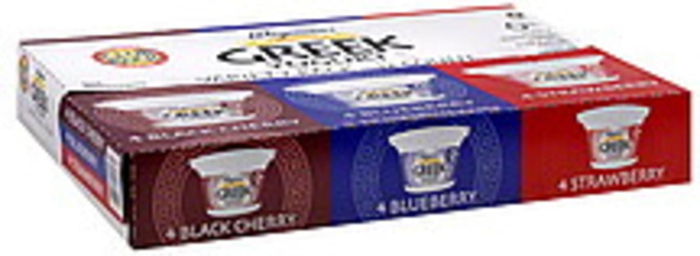 Wegmans Greek, Variety Pack, Club Pack Yogurt 12 ea, Nutrition