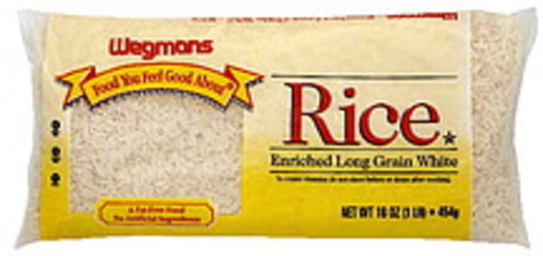 Wegmans Enriched Long Grain White Rice 16 oz, Nutrition Information