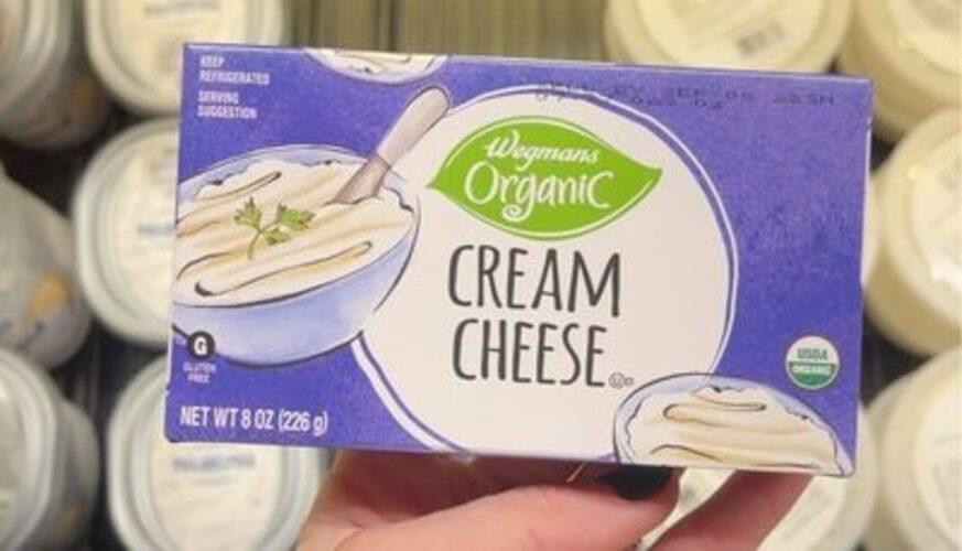 Wegmans Organic Cream Cheese 8 oz, Nutrition Information Innit