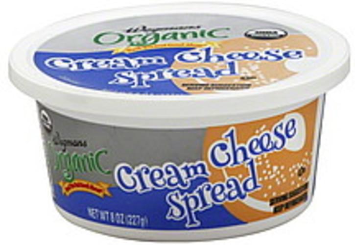 Wegmans Organic Cream Cheese Spread 8 oz, Nutrition Information Innit
