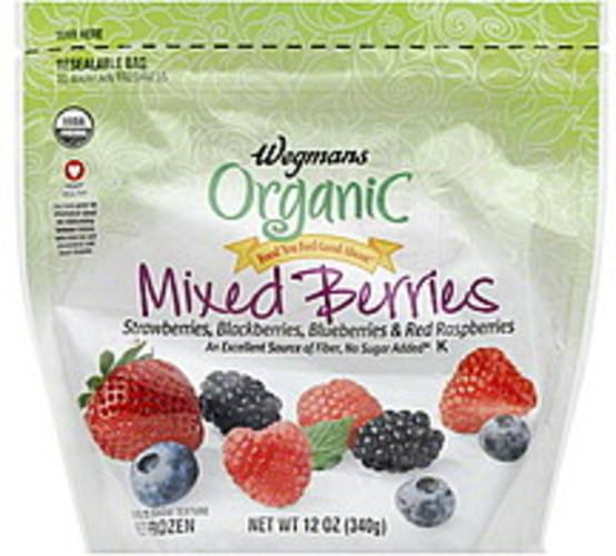 Wegmans Organic Mixed Berries 12 oz, Nutrition Information Innit