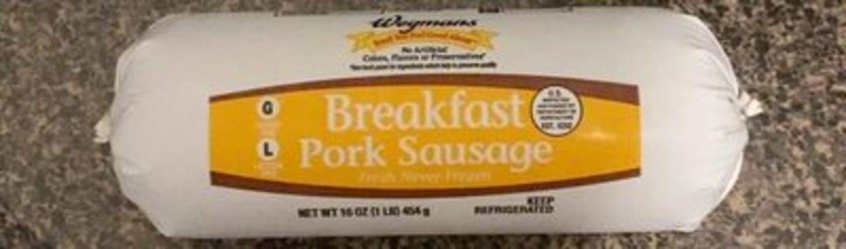 Wegmans Breakfast Pork Sausage 16 oz, Nutrition Information Innit