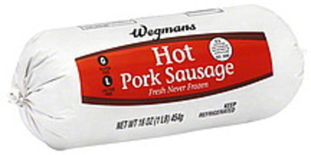 Wegmans Hot Pork Sausage 16 oz, Nutrition Information Innit