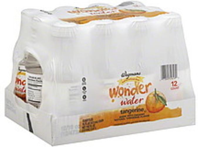 Wegmans Unsweetened, Wonder Water, Tangerine Water Beverage 12 ea