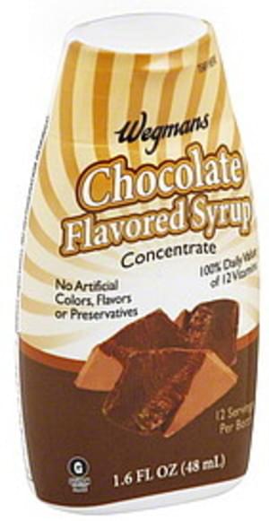 Wegmans Chocolate Flavored, Concentrate Syrup - 1.6 oz
