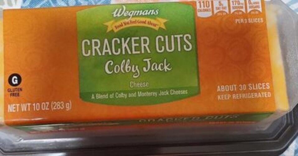 Wegmans Colby Jack Cracker Cuts 30 ea, Nutrition Information Innit