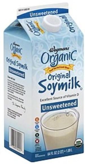 Wegmans Original, Unsweetened Soymilk - 64 oz