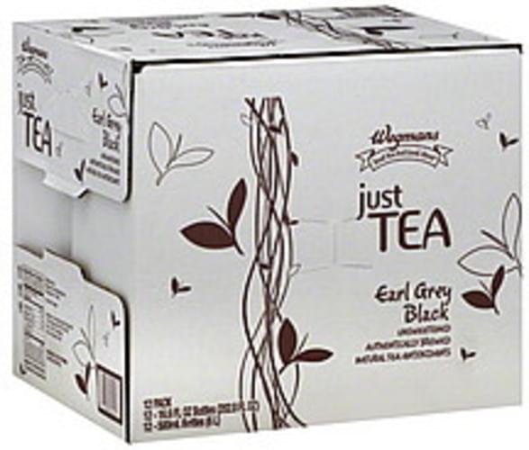 Wegmans Earl Grey Black, Unsweetened Just Tea 12 ea, Nutrition